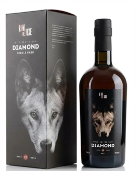 RomDeLuxe Wild Series Rum Diamond 20 year old MEE Guyana Single Cask Rum 70 cl 59,8%
